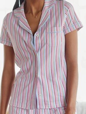 Roller Rabbit Rainbow Stripe Polo Pajamas